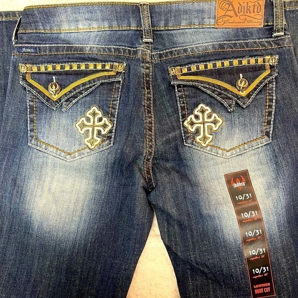 Adiktd Women's Denim Bootcut Lowrise Women's Jeans Size: 10/31 - Picture 9 of 11